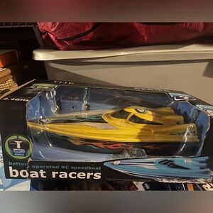 Battery operated remote control speed boat